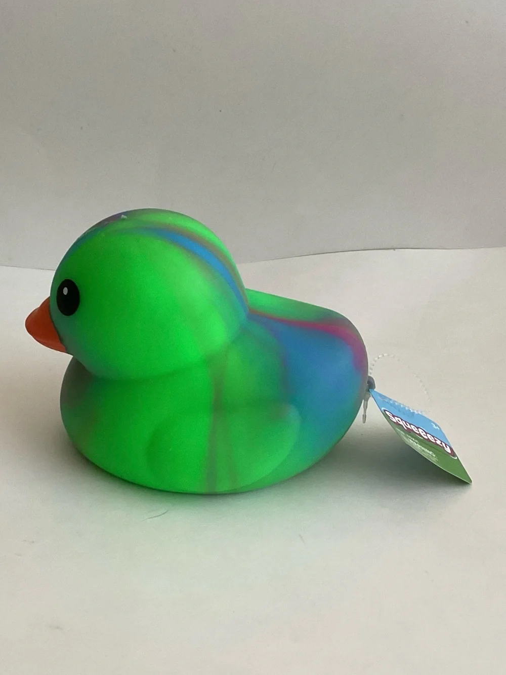 Sunny Days Jumbo Squeezy Duck XL Tie Dye Squishy Sensory Fidget NEW